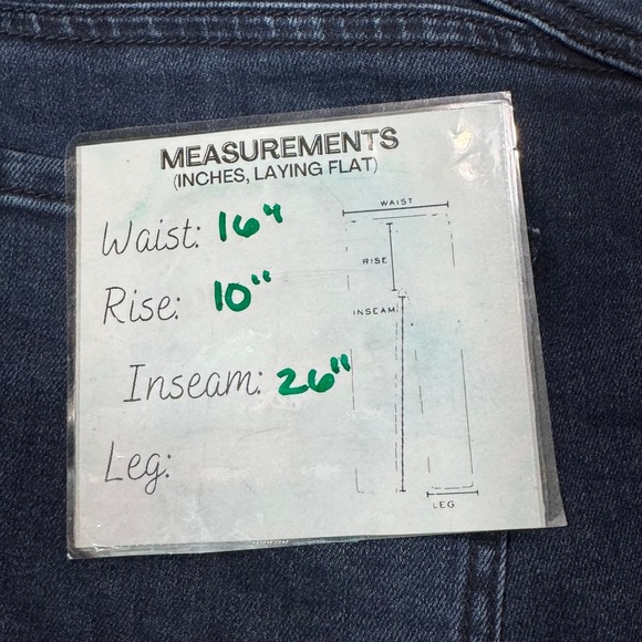 Prana Organic Cotton Blend Denim Jeans Women's Size 10 Dark Wash Comfort Fit - Picture 7 of 7